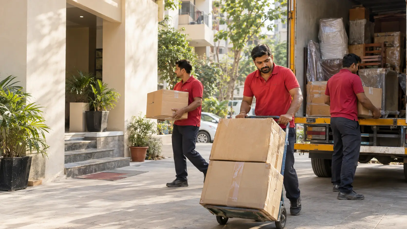SDM Packers and Movers team at work